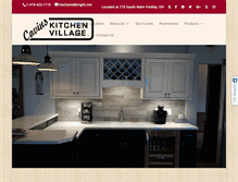 Tablet Screenshot of cavinskitchenvillage.com